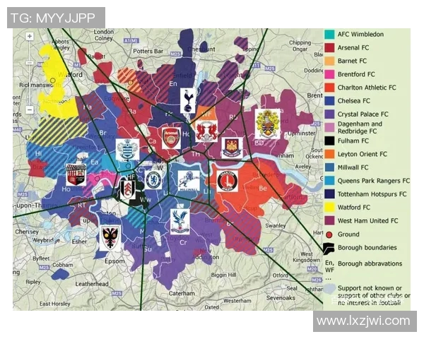 英超伦敦球队地图及地区球队介绍